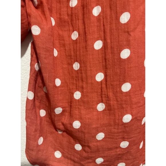 Jen's Pirate Booty Orange Polka Dot Swim Coverup - Picture 6 of 7